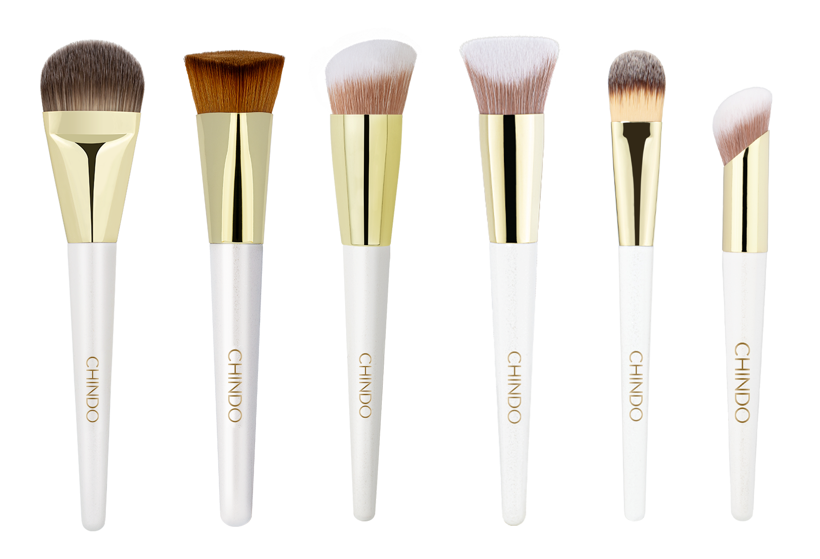 Jade Foundation Brush Collection 1 Chindo Brushes
